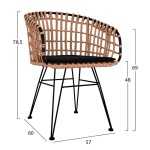 ΣΕΤ 7ΤΜΧ ALLEGRA WICKER ΜΕ ΤΡΑΠΕΖΙ 160X90X78Υ ΜΠΕΖ & ΜΑΥΡΟ ΧΡΩΜΑ HM10496 ΣΕΤ 7ΤΜΧ ALLEGRA WICKER ΜΕ ΤΡΑΠΕΖΙ 160X90X78Υ ΜΠΕΖ & ΜΑΥΡΟ ΧΡΩΜΑ HM10496