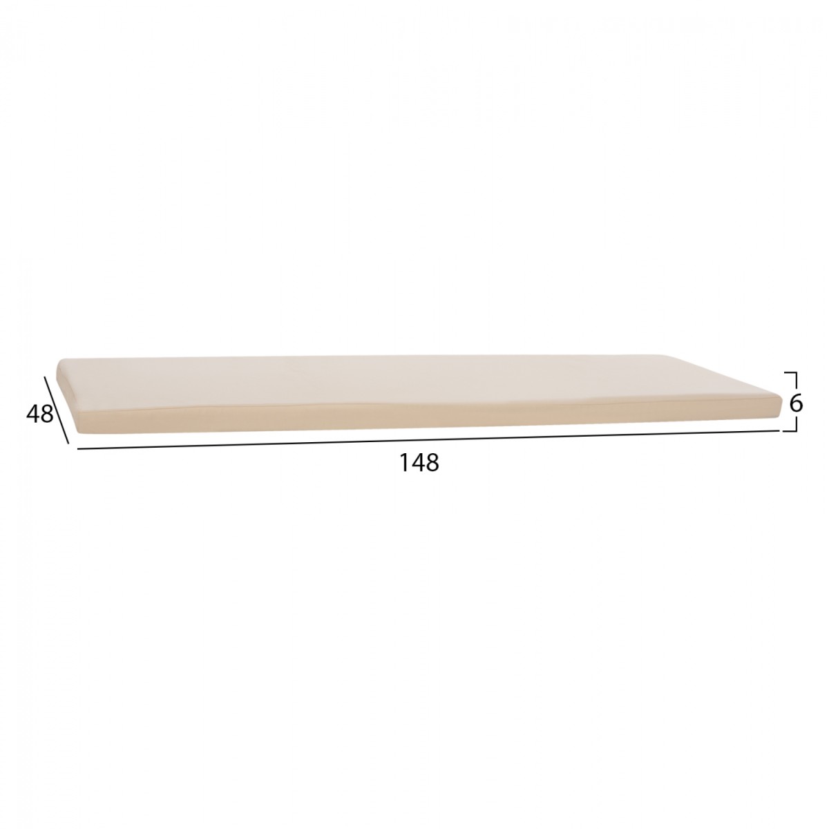 ΜΑΞΙΛΑΡΙ ΓΙΑ ΠΑΓΚΑΚΙ POLYESTER CHIOS ΜΠΕΖ HM11242.01P 148x48x6εκ. ΜΑΞΙΛΑΡΙ ΓΙΑ ΠΑΓΚΑΚΙ POLYESTER CHIOS ΜΠΕΖ HM11242.01P 148x48x6εκ.