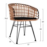 ΣΕΤ 4ΤΜΧ ΤΡΑΠΕΖΙ ΜΕ ΠΑΓΚΑΚΙ & 2 ΠΟΛΥΘΡΟΝΕΣ ALLEGRA WICKER ΜΠΕΖ HM10600 ΣΕΤ 4ΤΜΧ ΤΡΑΠΕΖΙ ΜΕ ΠΑΓΚΑΚΙ & 2 ΠΟΛΥΘΡΟΝΕΣ ALLEGRA WICKER ΜΠΕΖ HM10600