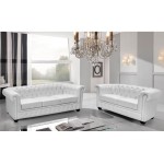 ΣΕΤ ΣΑΛΟΝΙ 2/ΘΕΣΙΟ & 3/ΘΕΣΙΟ CHESTERFIELD ΛΕΥΚΟ ΜΑΤ ΣΕΤ ΣΑΛΟΝΙ 2/ΘΕΣΙΟ & 3/ΘΕΣΙΟ CHESTERFIELD ΛΕΥΚΟ ΜΑΤ