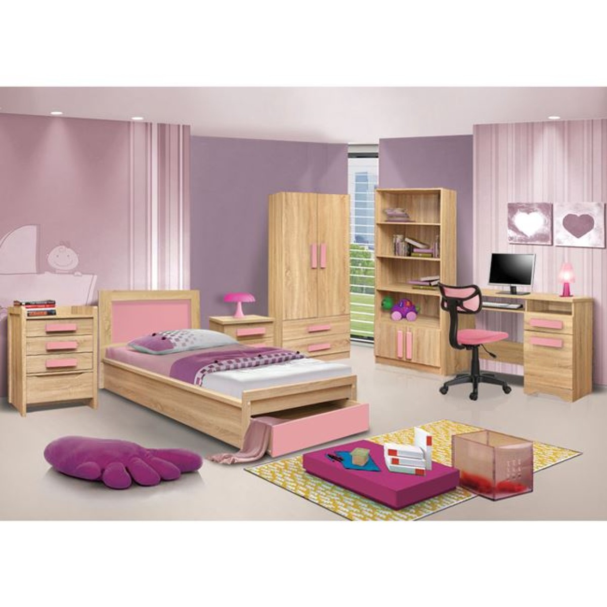 ΓΡΑΦΕΙΟ PLAYROOM SONAMA+ ΡΟΖ ΧΕΡΟΥΛΙ HM11154.02 110X55X76.5 ΓΡΑΦΕΙΟ PLAYROOM SONAMA+ ΡΟΖ ΧΕΡΟΥΛΙ HM11154.02 110X55X76.5