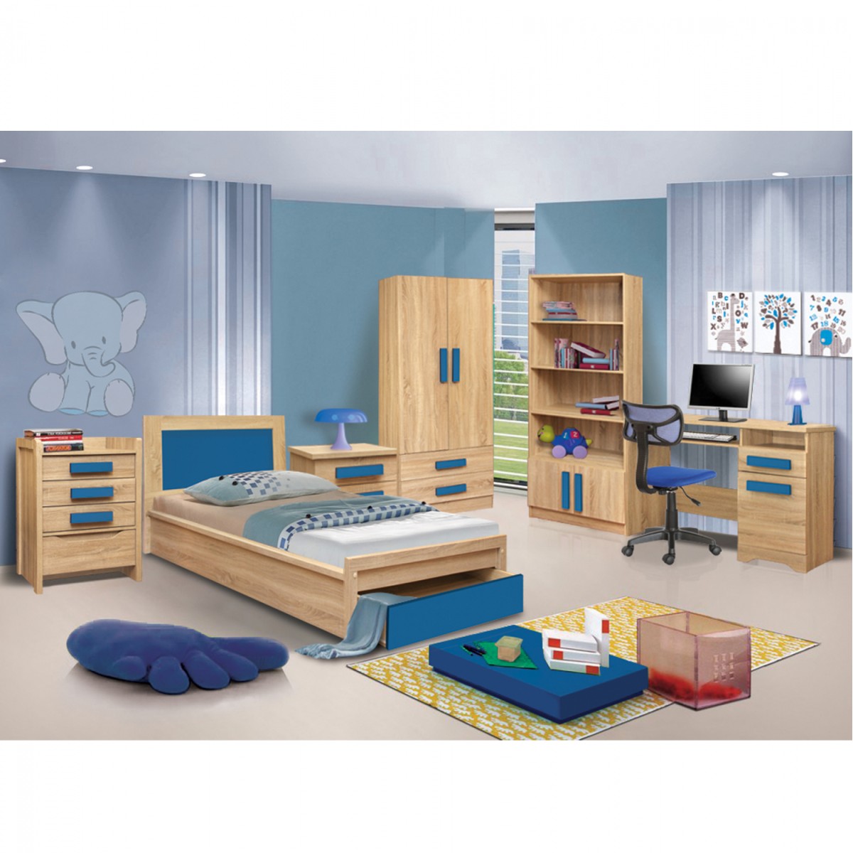 ΠΑΙΔΙΚΟ ΔΩΜΑΤΙΟ PLAYROOM SONAMA-ΣΙΕΛ 48X40X39.2 cm ΠΑΙΔΙΚΟ ΔΩΜΑΤΙΟ PLAYROOM SONAMA-ΣΙΕΛ 48X40X39.2 cm