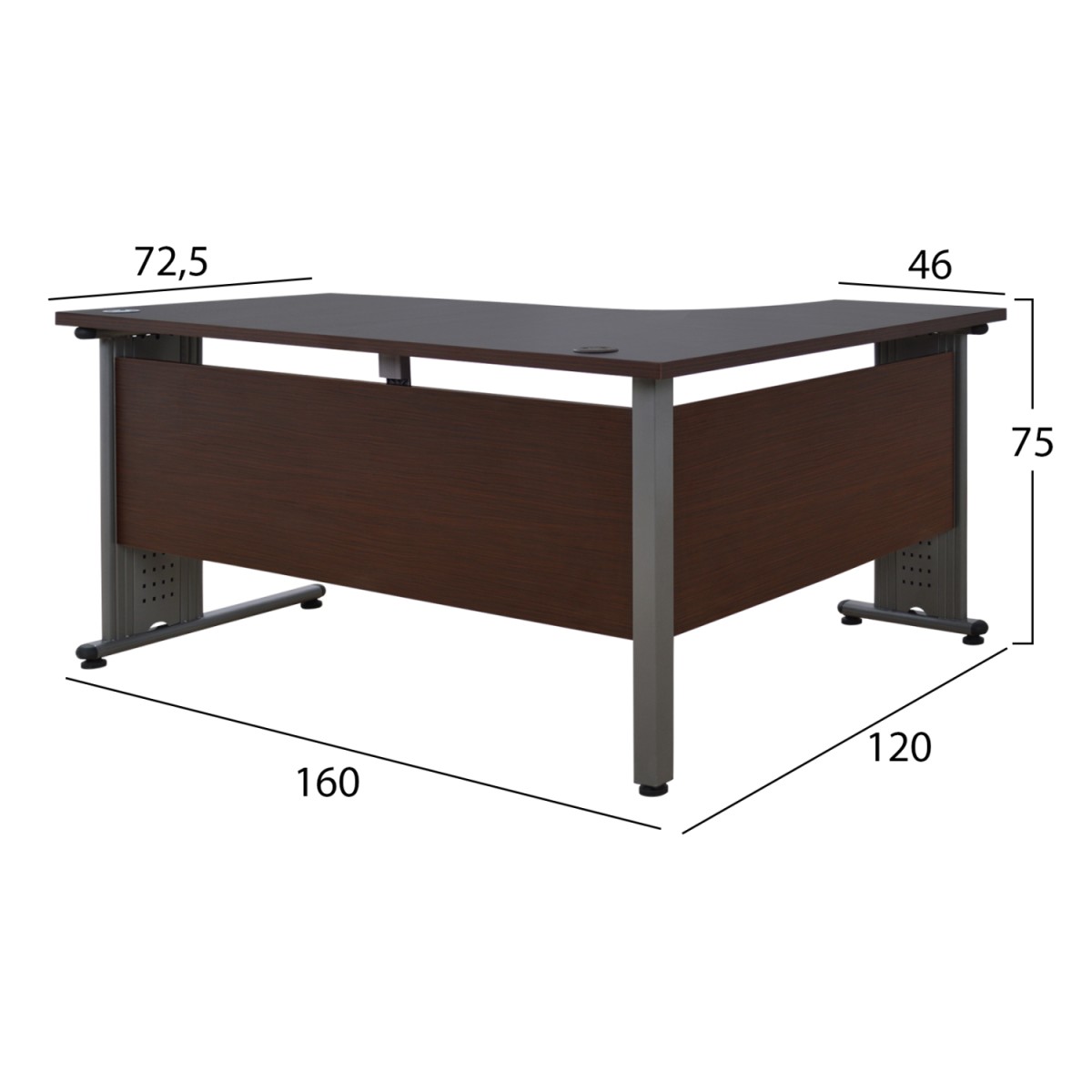 ΣΕΤ ΓΡΑΦΕΙΟΥ 2ΤΜΧ ΣΕ ΧΡΩΜΑ WENGE HM10206.02L ΣΕΤ ΓΡΑΦΕΙΟΥ 2ΤΜΧ ΣΕ ΧΡΩΜΑ WENGE HM10206.02L