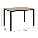 ΣΕΤ ΤΡΑΠΕΖΑΡΙΑΣ 5ΤΜΧ HM10340 ΤΡΑΠΕΖΙ & 4 ΚΑΡΕΚΛΕΣ TWIST 110x70x76 cm ΣΕΤ ΤΡΑΠΕΖΑΡΙΑΣ 5ΤΜΧ HM10340 ΤΡΑΠΕΖΙ & 4 ΚΑΡΕΚΛΕΣ TWIST 110x70x76 cm
