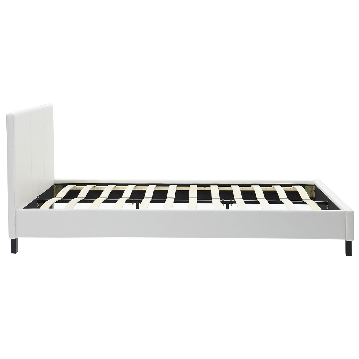 Κρεβάτι Nevil pakoworld 150x200 PU χρώμα λευκό ματ Κρεβάτι Nevil pakoworld 150x200 PU χρώμα λευκό ματ