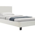 Κρεβάτι Nevil pakoworld 100x200 PU χρώμα λευκό ματ Κρεβάτι Nevil pakoworld 100x200 PU χρώμα λευκό ματ