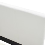Κρεβάτι Nevil pakoworld 100x200 PU χρώμα λευκό ματ Κρεβάτι Nevil pakoworld 100x200 PU χρώμα λευκό ματ