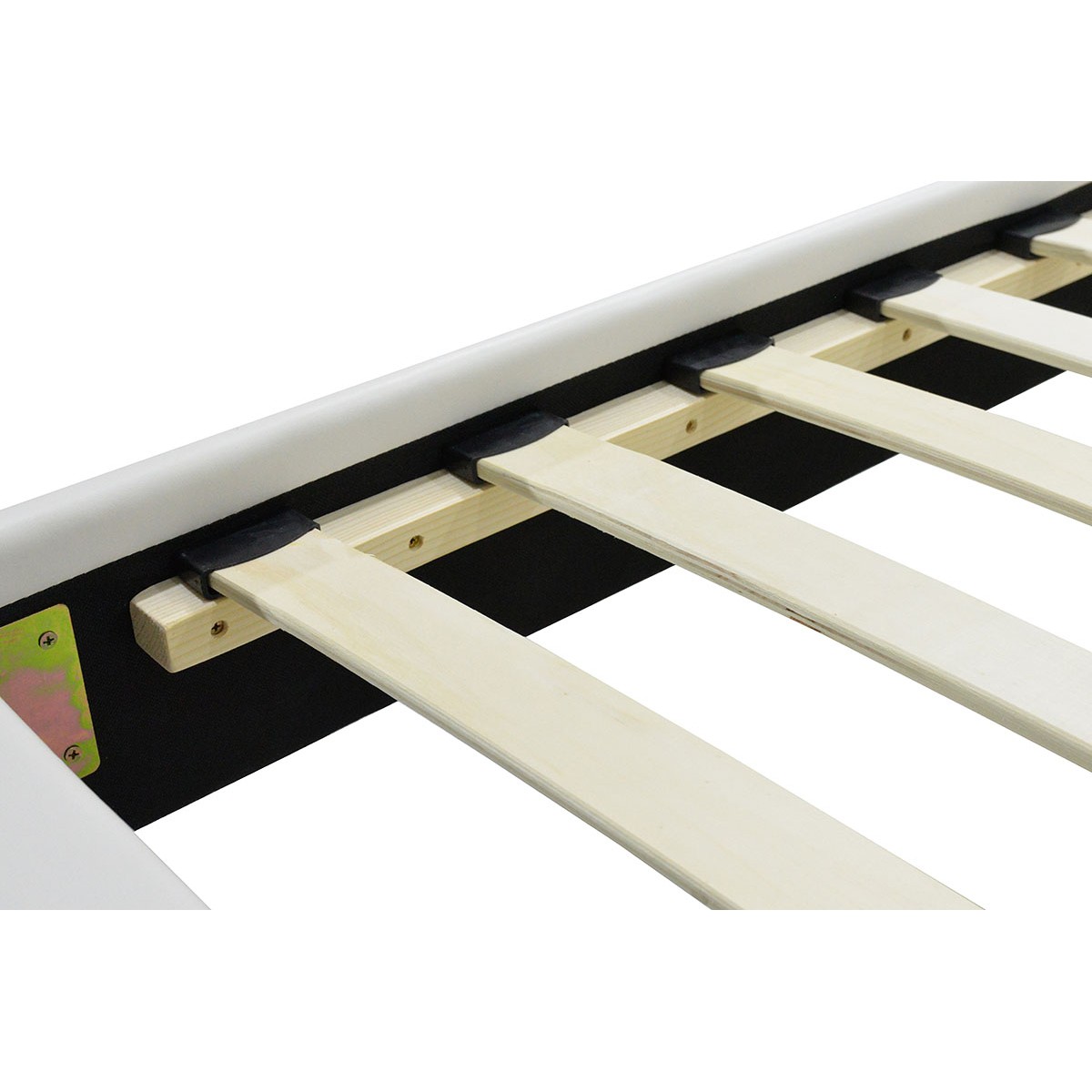 Κρεβάτι Nevil pakoworld 100x200 PU χρώμα λευκό ματ Κρεβάτι Nevil pakoworld 100x200 PU χρώμα λευκό ματ