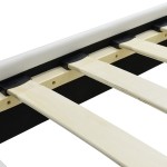 Κρεβάτι Nevil pakoworld 100x200 PU χρώμα λευκό ματ Κρεβάτι Nevil pakoworld 100x200 PU χρώμα λευκό ματ