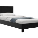 Κρεβάτι Nevil pakoworld 100x200 PU χρώμα μαύρο ματ Κρεβάτι Nevil pakoworld 100x200 PU χρώμα μαύρο ματ