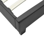 Κρεβάτι Nevil pakoworld 100x200 PU χρώμα μαύρο ματ Κρεβάτι Nevil pakoworld 100x200 PU χρώμα μαύρο ματ