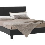 Κρεβάτι Nevil pakoworld 150x200 PU χρώμα μαύρο ματ Κρεβάτι Nevil pakoworld 150x200 PU χρώμα μαύρο ματ