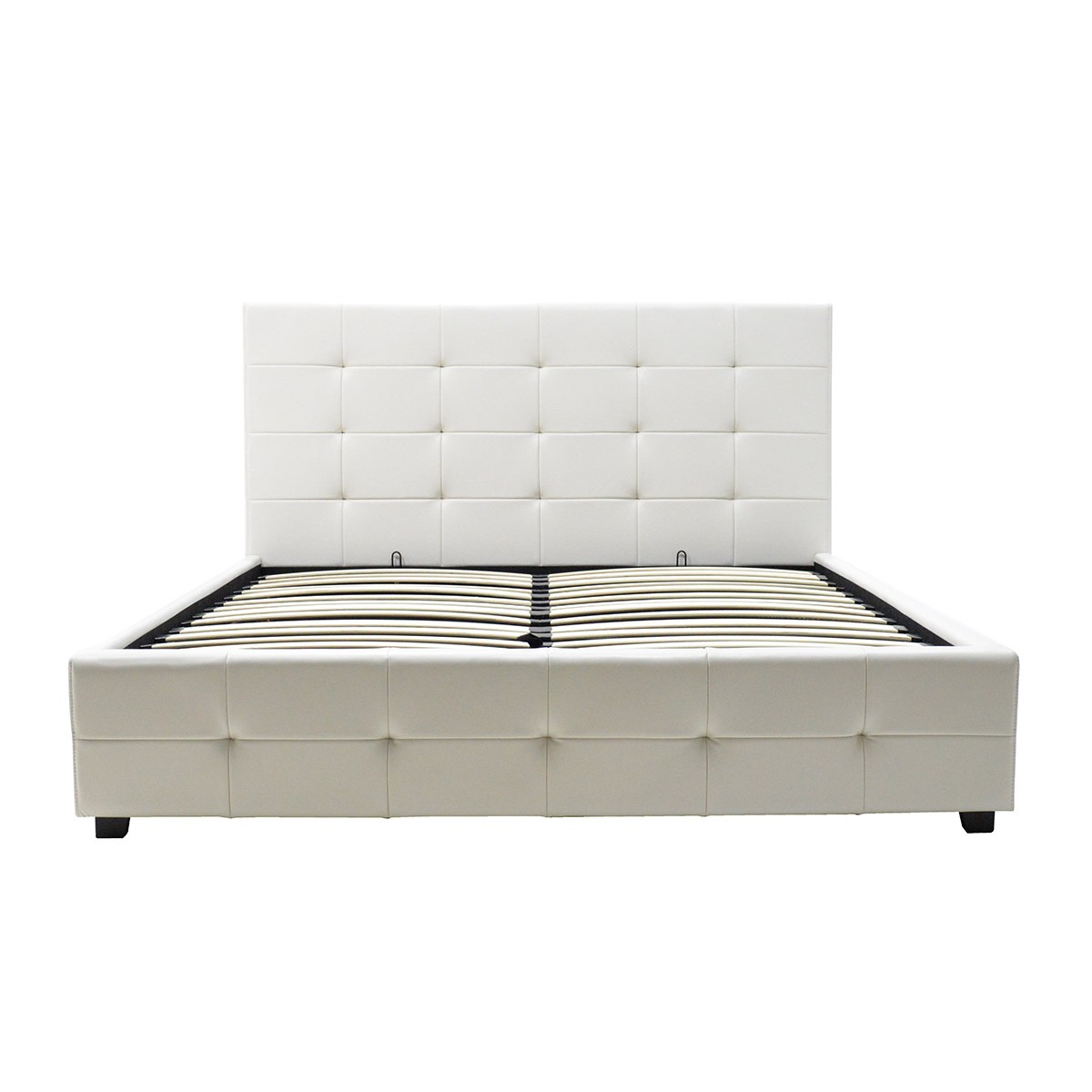 Κρεβάτι Roi pakoworld 160x200 PU λευκό ματ + αποθηκευτικό χώρο Κρεβάτι Roi pakoworld 160x200 PU λευκό ματ + αποθηκευτικό χώρο