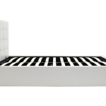 Κρεβάτι Roi pakoworld 160x200 PU λευκό ματ + αποθηκευτικό χώρο Κρεβάτι Roi pakoworld 160x200 PU λευκό ματ + αποθηκευτικό χώρο