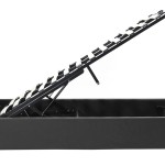 Κρεβάτι Roi pakoworld 160x200 PU μαύρο ματ + αποθηκευτικό χώρο Κρεβάτι Roi pakoworld 160x200 PU μαύρο ματ + αποθηκευτικό χώρο