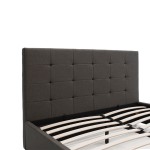 Κρεβάτι Roi pakoworld 160x200 ύφασμα ανθρακί + αποθηκευτικό χώρο Κρεβάτι Roi pakoworld 160x200 ύφασμα ανθρακί + αποθηκευτικό χώρο
