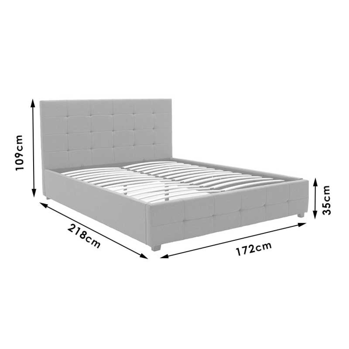 Κρεβάτι Roi pakoworld 160x200 ύφασμα ανθρακί + αποθηκευτικό χώρο Κρεβάτι Roi pakoworld 160x200 ύφασμα ανθρακί + αποθηκευτικό χώρο