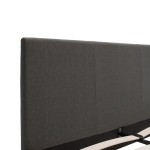 Κρεβάτι Nevil pakoworld 150x200 με ύφασμα χρώμα ανθρακί Κρεβάτι Nevil pakoworld 150x200 με ύφασμα χρώμα ανθρακί