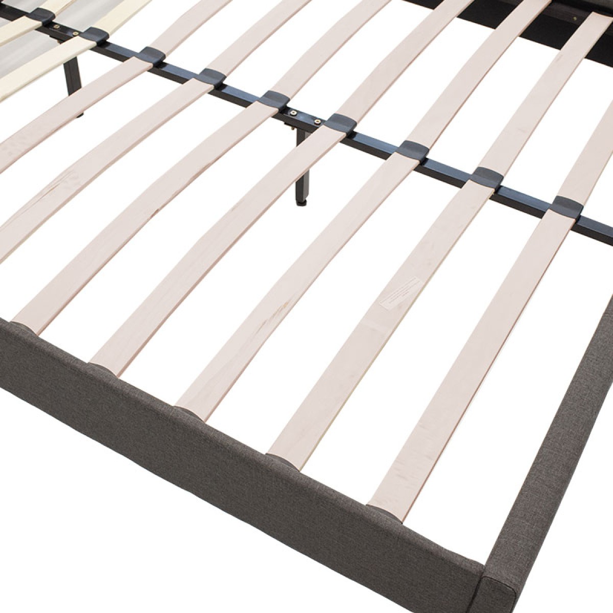 Κρεβάτι Nevil pakoworld 150x200 με ύφασμα χρώμα ανθρακί Κρεβάτι Nevil pakoworld 150x200 με ύφασμα χρώμα ανθρακί