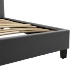 Κρεβάτι Mago pakoworld ύφασμα ανθρακί 160x200εκ Κρεβάτι Mago pakoworld ύφασμα ανθρακί 160x200εκ