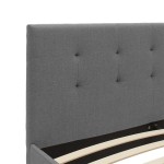 Κρεβάτι Mago pakoworld ύφασμα ανθρακί 160x200εκ Κρεβάτι Mago pakoworld ύφασμα ανθρακί 160x200εκ