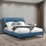 Κρεβάτι Aryna pakoworld ύφασμα σε πετρόλ απόχρωση 160x200εκ Κρεβάτι Aryna pakoworld ύφασμα σε πετρόλ απόχρωση 160x200εκ