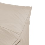 Πουφ ξαπλώστρα επαγγελματικό Otenda pakoworld αδιάβροχο σε μπεζ απόχρωση 67x110x65εκ