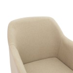 Πολυθρόνα Safira pakoworld PU ύφασμα μπεζ-φυσικό 57x58x84εκ Πολυθρόνα Safira pakoworld PU ύφασμα μπεζ-φυσικό 57x58x84εκ