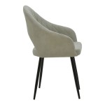 Πολυθρόνα Macie pakoworld ύφασμα antique γκρι-μαύρο 58x50x85εκ Πολυθρόνα Macie pakoworld ύφασμα antique γκρι-μαύρο 58x50x85εκ