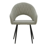 Πολυθρόνα Macie pakoworld ύφασμα antique γκρι-μαύρο 58x50x85εκ Πολυθρόνα Macie pakoworld ύφασμα antique γκρι-μαύρο 58x50x85εκ
