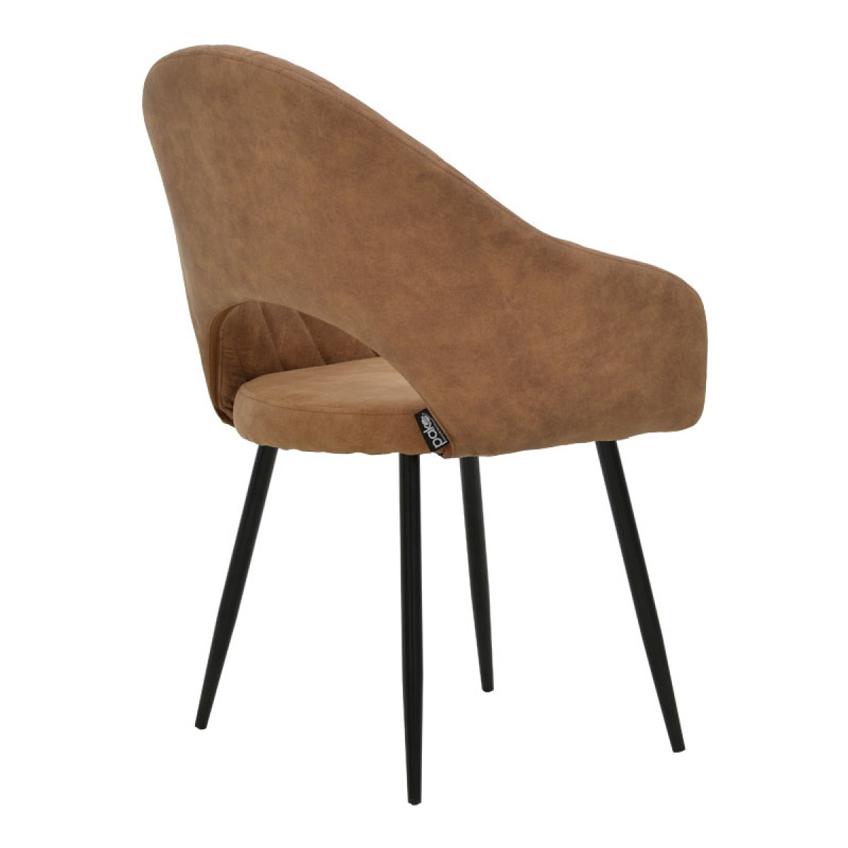 Πολυθρόνα Macie pakoworld ύφασμα καφέ antique-μαύρο 58x50x85εκ Πολυθρόνα Macie pakoworld ύφασμα καφέ antique-μαύρο 58x50x85εκ