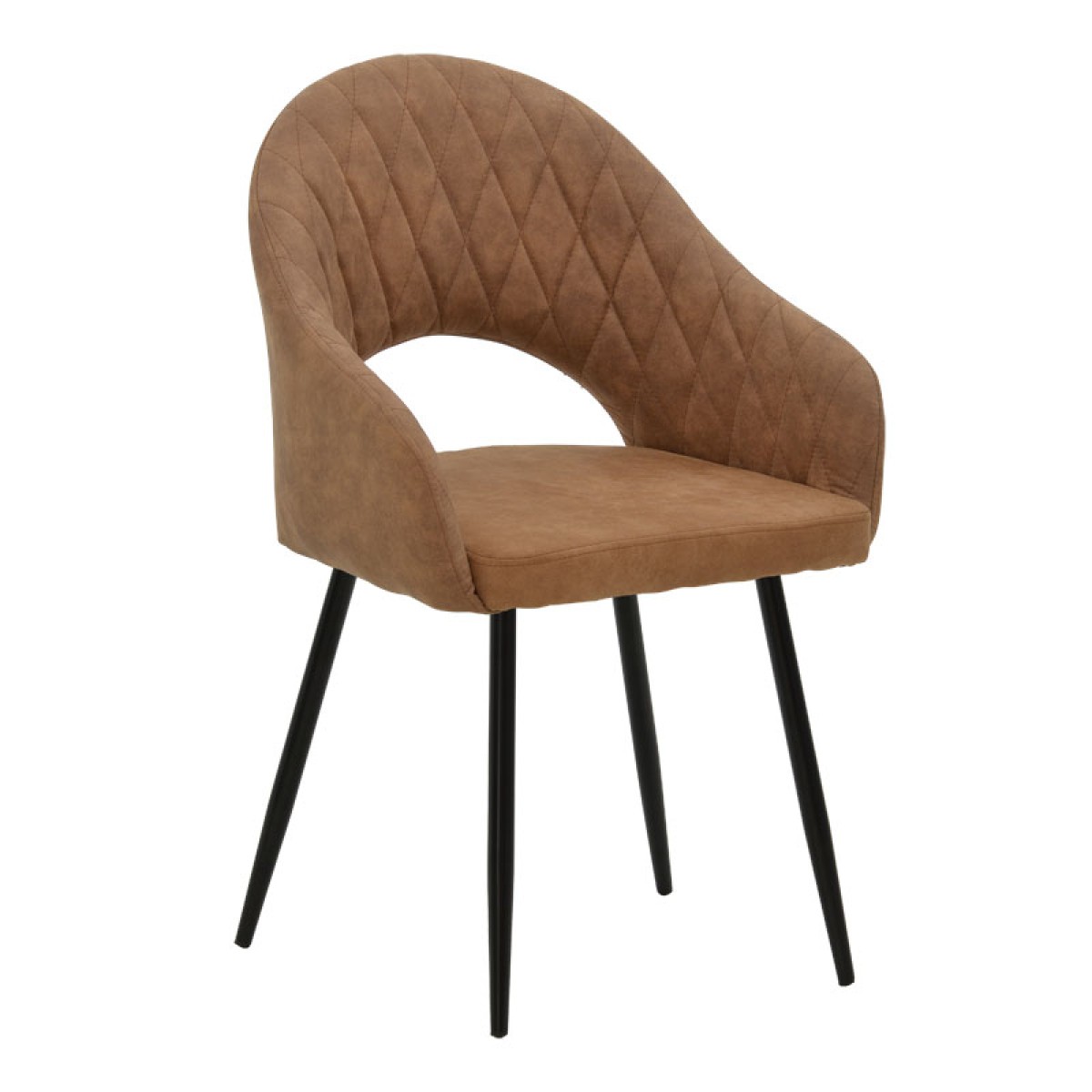 Πολυθρόνα Macie pakoworld ύφασμα καφέ antique-μαύρο 58x50x85εκ Πολυθρόνα Macie pakoworld ύφασμα καφέ antique-μαύρο 58x50x85εκ