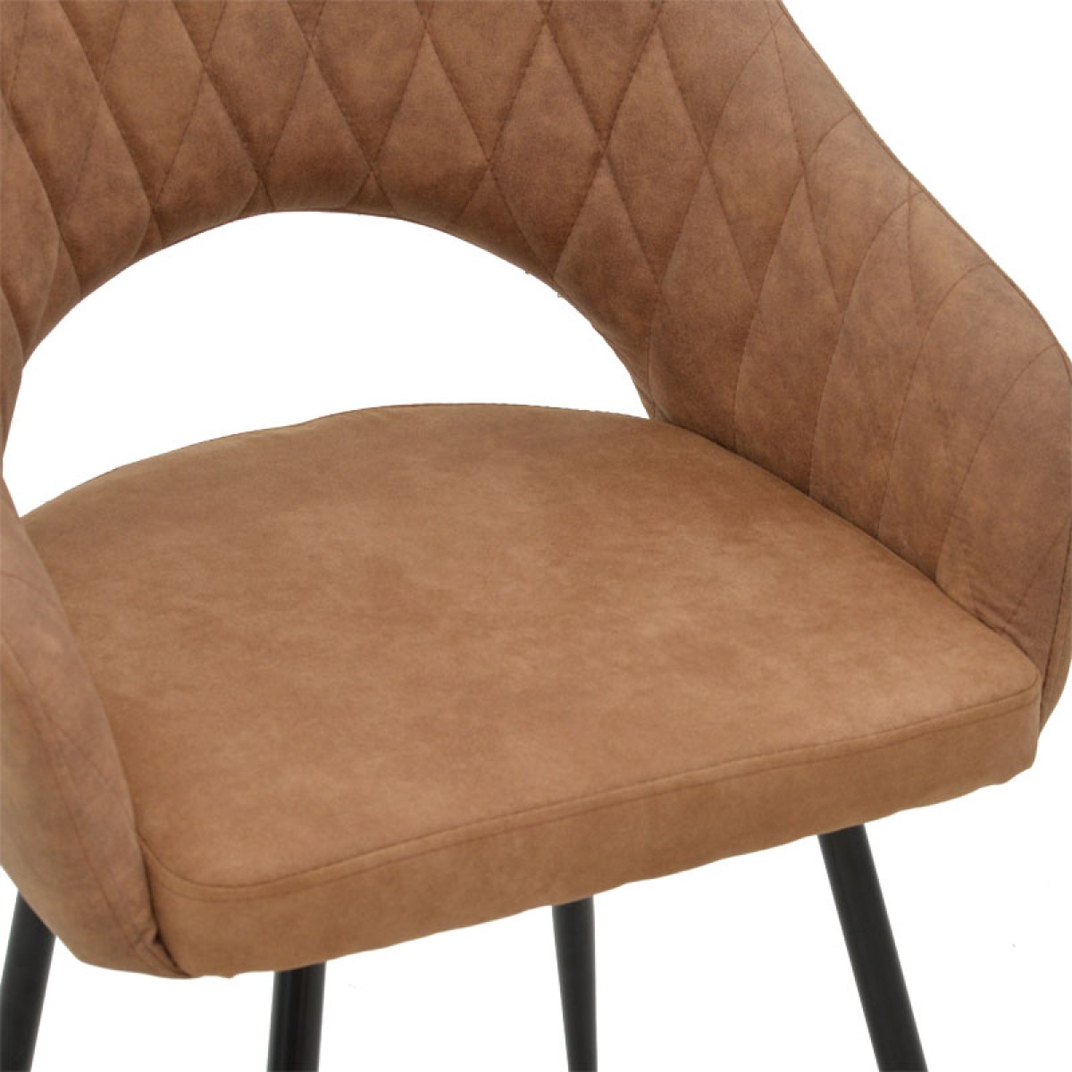 Πολυθρόνα Macie pakoworld ύφασμα καφέ antique-μαύρο 58x50x85εκ Πολυθρόνα Macie pakoworld ύφασμα καφέ antique-μαύρο 58x50x85εκ