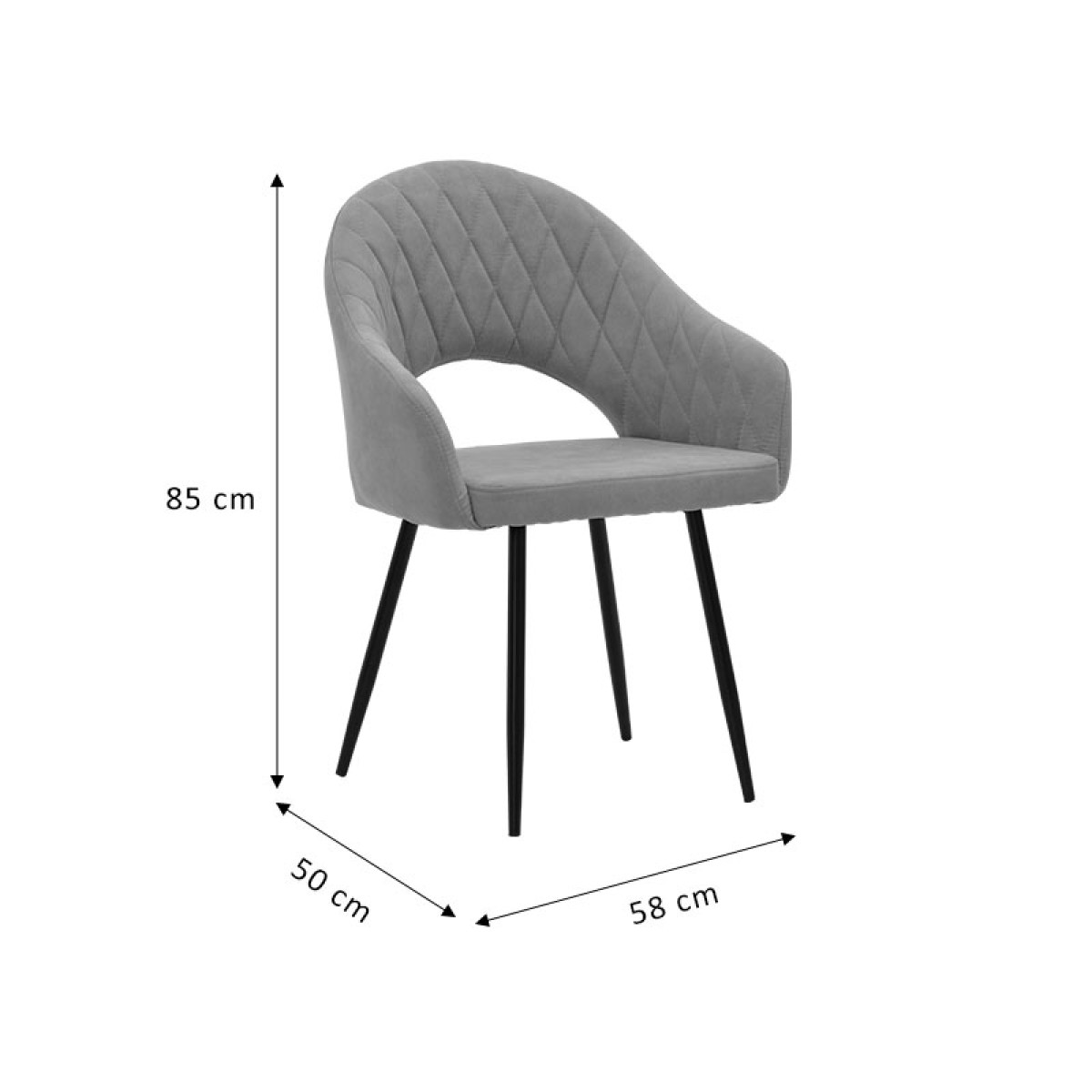 Πολυθρόνα Macie pakoworld ύφασμα καφέ antique-μαύρο 58x50x85εκ Πολυθρόνα Macie pakoworld ύφασμα καφέ antique-μαύρο 58x50x85εκ