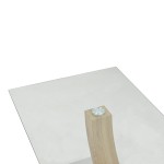 Τραπέζι σαλονιού Kasmora pakoworld φυσικό ξύλο-γυαλί 110x60x45εκ Τραπέζι σαλονιού Kasmora pakoworld φυσικό ξύλο-γυαλί 110x60x45εκ