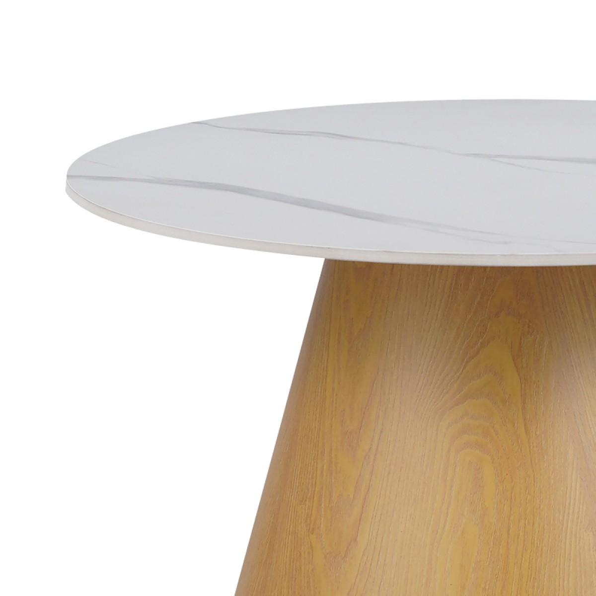 Τραπέζι σαλονιού Soleire Inart λευκό μαρμάρου sintered stone Φ70x40εκ Τραπέζι σαλονιού Soleire Inart λευκό μαρμάρου sintered stone Φ70x40εκ