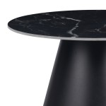 Βοηθητικά τραπέζια Fabrin Inart μαύρο μαρμάρου sintered stone-μαύρο μέταλλο Βοηθητικά τραπέζια Fabrin Inart μαύρο μαρμάρου sintered stone-μαύρο μέταλλο