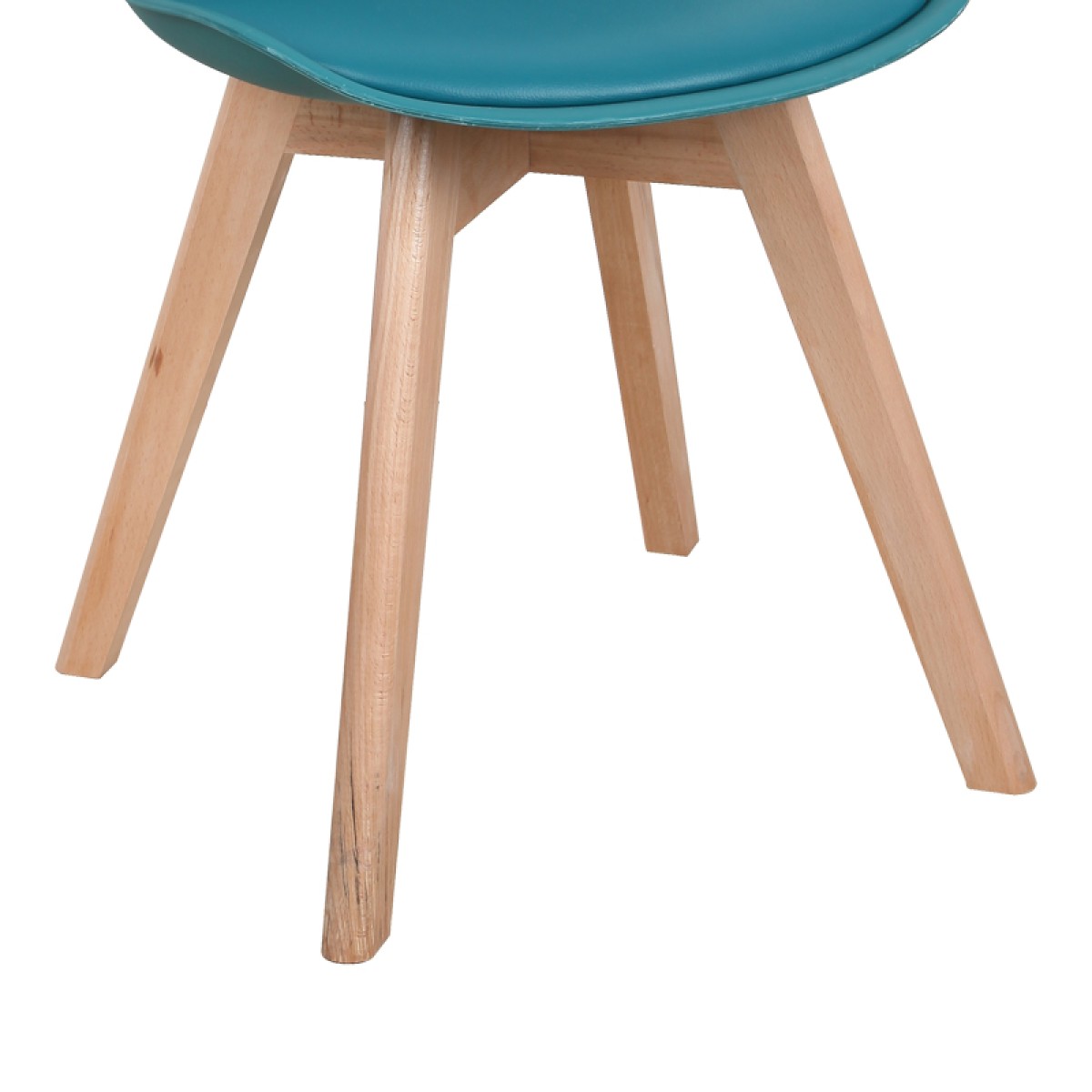 Καρέκλα Gaston pakoworld PP-PU μπλε απόχρωση- φυσικό πόδι 44x52x78εκ Καρέκλα Gaston pakoworld PP-PU μπλε απόχρωση- φυσικό πόδι 44x52x78εκ
