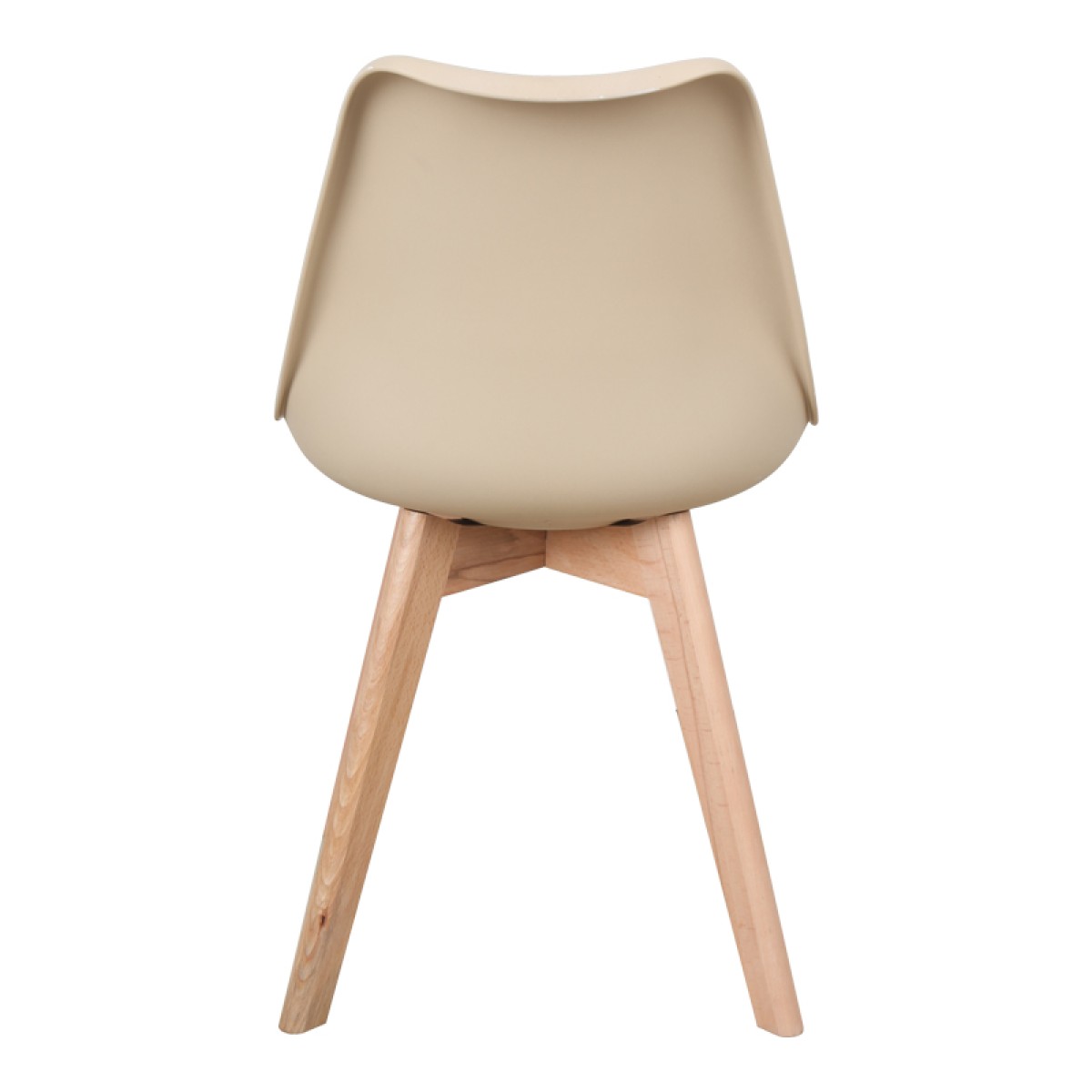 Καρέκλα Gaston pakoworld PP-PU taupe απόχρωση- φυσικό πόδι 44x52x78εκ Καρέκλα Gaston pakoworld PP-PU taupe απόχρωση- φυσικό πόδι 44x52x78εκ