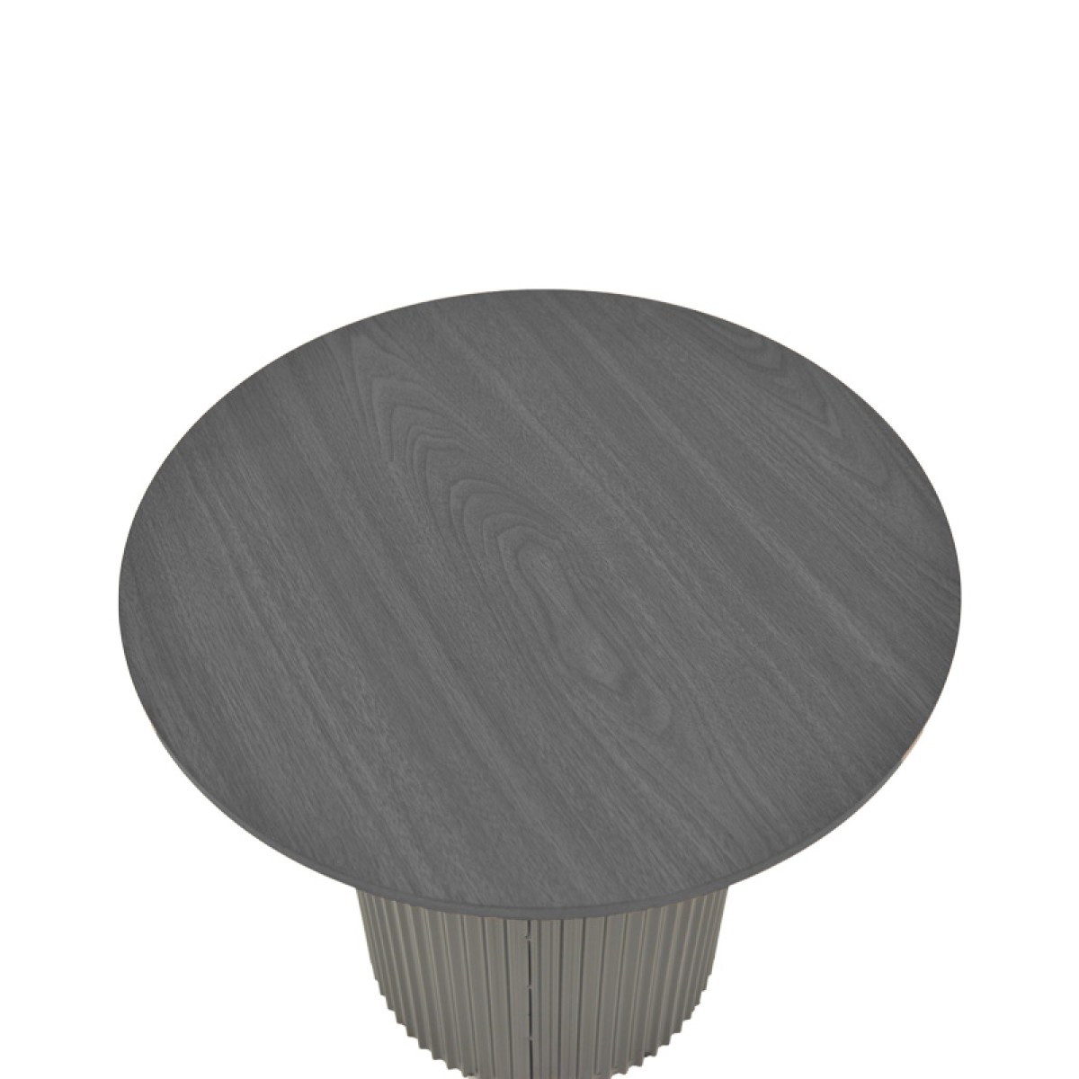 Βοηθητικό τραπέζι Dovel pakoworld mdf σε μαύρη απόχρωση Φ50x45εκ
