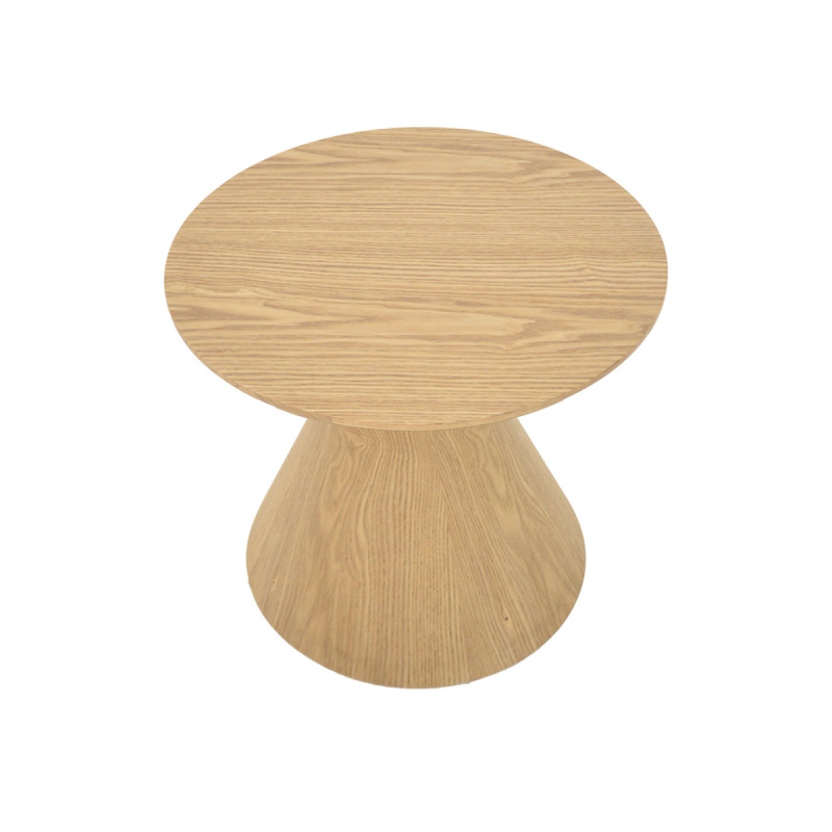 Τραπέζι σαλονιού Donda pakoworld mdf σε sonoma απόχρωση Φ80x45εκ