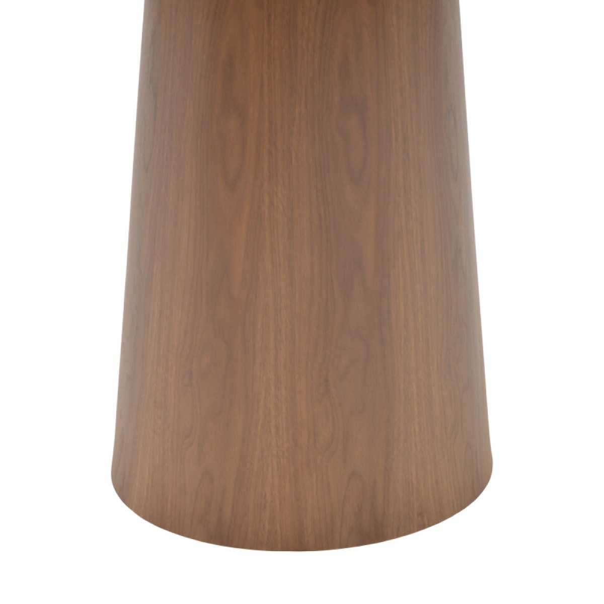 Tραπέζι Donda pakoworld mdf καρυδί Φ100x76εκ