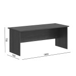 Γραφείο επαγγελματικό Fesialo pakoworld wenge 180x75x75εκ