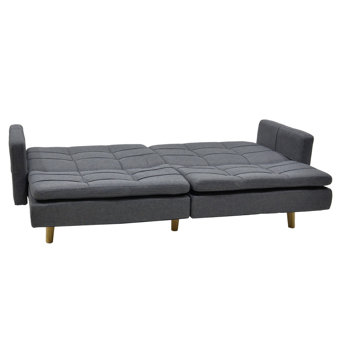 Καναπές-κρεβάτι Flexible pakoworld σε ανθρακί ύφασμα 198x87x76εκ Καναπές-κρεβάτι Flexible pakoworld σε ανθρακί ύφασμα 198x87x76εκ