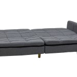 Καναπές-κρεβάτι Flexible pakoworld σε ανθρακί ύφασμα 198x87x76εκ Καναπές-κρεβάτι Flexible pakoworld σε ανθρακί ύφασμα 198x87x76εκ