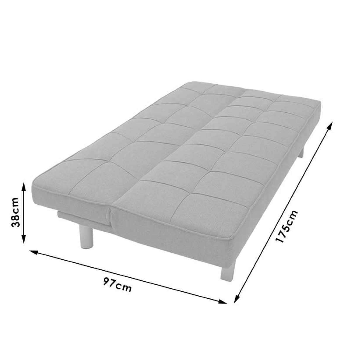 Καναπές-κρεβάτι Travis pakoworld 3θέσιος με ύφασμα μπεζ 175x83x74εκ Καναπές-κρεβάτι Travis pakoworld 3θέσιος με ύφασμα μπεζ 175x83x74εκ
