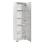 Ντουλάπι-στήλη Chad1 pakoworld λευκό gloss 45x32x169εκ Ντουλάπι-στήλη Chad1 pakoworld λευκό gloss 45x32x169εκ