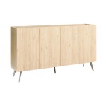 Μπουφές Kudro pakoworld σε oak απόχρωση 180x43x100εκ Μπουφές Kudro pakoworld σε oak απόχρωση 180x43x100εκ