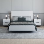 Κρεβάτι διπλό Oryana Ι pakoworld σε λευκή diamont απόχρωση 160x200εκ Κρεβάτι διπλό Oryana Ι pakoworld σε λευκή diamont απόχρωση 160x200εκ