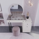 Τουαλέτα κρεβατοκάμαρας με καθρέπτη Princesa pakoworld σε mink απόχρωση 108x47x130εκ Τουαλέτα κρεβατοκάμαρας με καθρέπτη Princesa pakoworld σε mink απόχρωση 108x47x130εκ